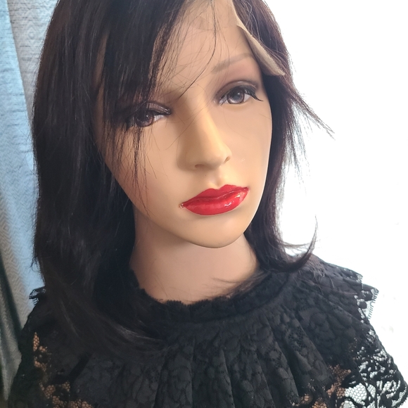 🆕️ Brand New 🌱  Natural Brown Color Quality Human Hair Wig - Picture 10 of 10